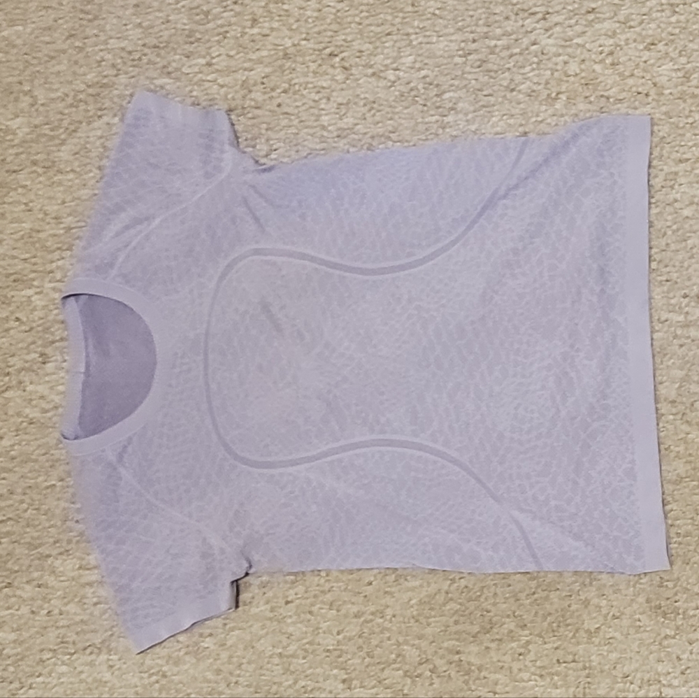 Lululemon Swiftly Tech Pressure Makes Diamonds Perforated Short Sleeve View 4